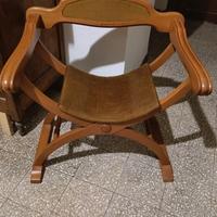 SEDIE SAVONAROLA ANTICHE 