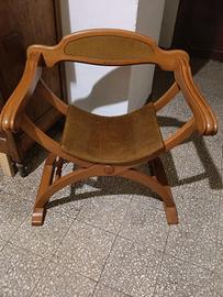 SEDIE SAVONAROLA ANTICHE 