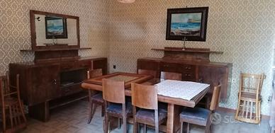 Soggiorno in Radica Anni '40-50 (Stile Art Decò)