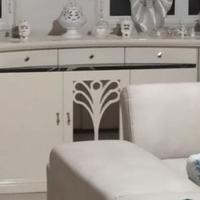 credenza laccata bianco e nera