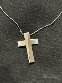 Collana croce acciaio Brosway