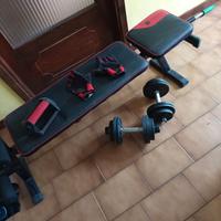 panca e manubri 12kg