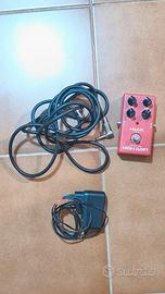 chitarra elettrica les Paul con pedale e mini apli