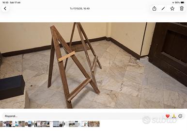 Cavalletto mostre quadri
