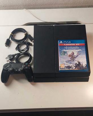PlayStation 4 da 500GB + DualShock4 e Cavi + Gioco