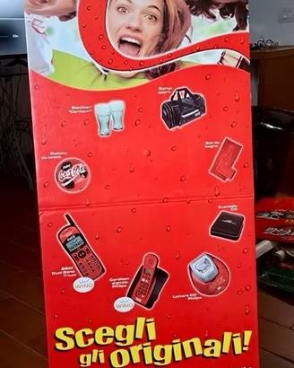 Coca-Cola espositore in cartone vintage lotto
