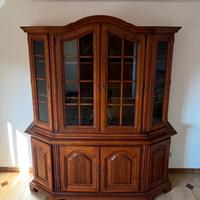 Cristalliera in legno massello