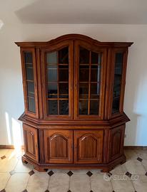 Cristalliera in legno massello