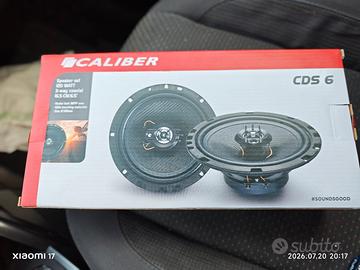 4 casse auto coassiali CALIBER 