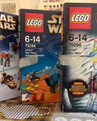 Lotto 3 Calendari Avvento LEGO Star Wars