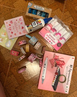 Lotto articoli cancelleria fai da te scrapbook