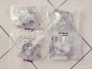 Collare in acciaio ad aggancio automatico per tubi