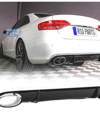 DIFFUSORE AUDI A4 B8 07-11 LOOK RS4
