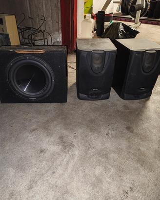 Sistema audio 2.1 - sub + speakers