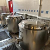 Pentola a vapore in acciaio inox da 200 litri