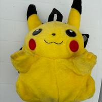 Zaino Peluche Pikachu