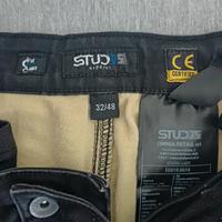 Pantaloni donna da moto con protezioni