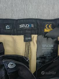 Pantaloni donna da moto con protezioni