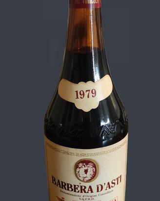 Barbera d'Asti 1979 Cantina Valchierina 