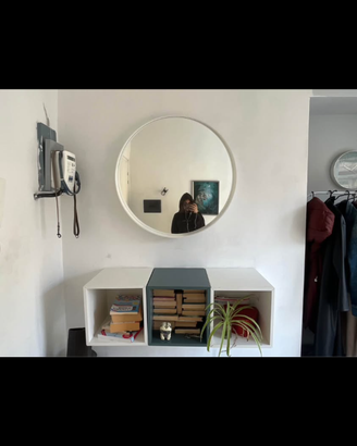 Specchio ikea e cubi Ikea ingresso