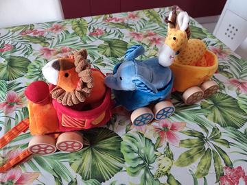 Sigikid 41083 SafariZug treno giocattolo sensorial