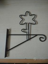 reggi vaso da muro con disegno di albero
