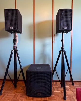Impianto audio SRPOCKET 1400W