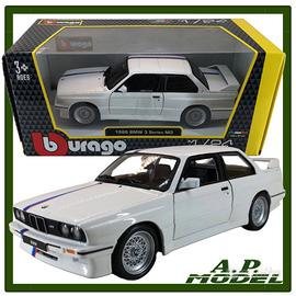 modellino auto 1/24 BMW M3 e30 serie 3 del 1988