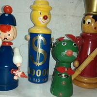 Balocchi in legno vintage anche a salvadanaio