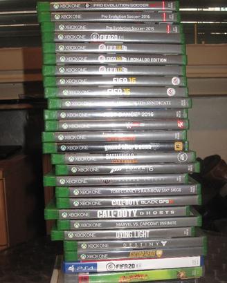Giochi XBOX One e 360 più Giochi PS3 e PS4