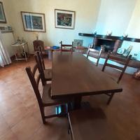 Tavolo fratino in noce massello