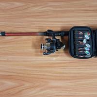 canna da pesca con mulinello 