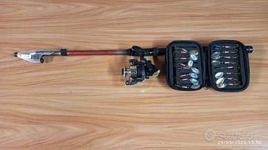 canna da pesca con mulinello 