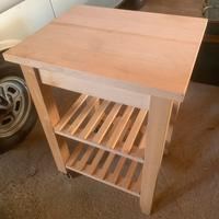 Carrello da cucina in legno
