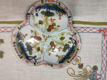 Piatto Faenza CALF tre scomparti vintage 