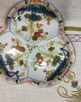 Piatto Faenza CALF tre scomparti vintage 