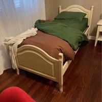 Letto singolo shabby chic completo