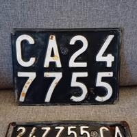 Cagliari Targhe auto d'epoca 