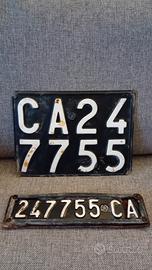 Cagliari Targhe auto d'epoca 