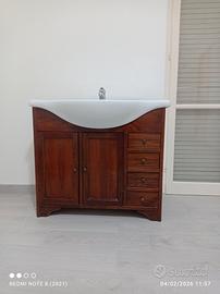mobile bagno in legno massello 