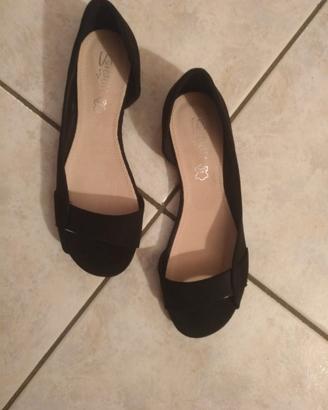 Scarpe camoscio basse NUOVE