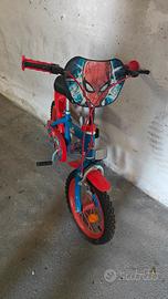 set completo bici bambino spiderman (Marvel) 12"