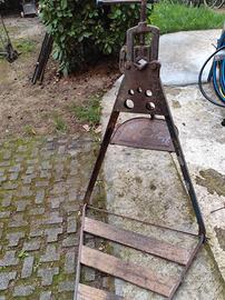 Morsetto idraulico per filettatura tubi 