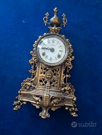 Orologio da tavolo antico LANCINI in ottone 