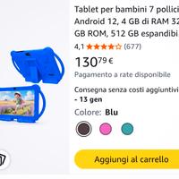 Tablet per bambini Android 13 Nuovo 