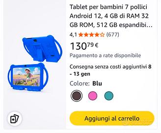 Tablet per bambini Android 13 Nuovo 