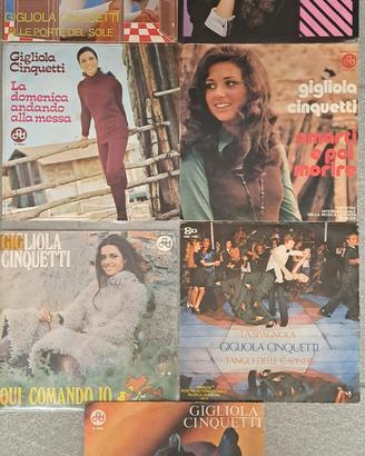 gigliola cinquetti  collezione dischi 45 giri