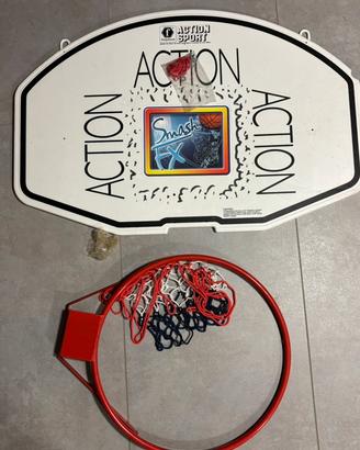 Canestro basket con tabellone - nuovo -