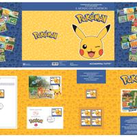 Folder Pokemon tiratura limitata + 23 francobolli