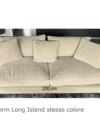 divano Flexform modello Long Island 230 cm
